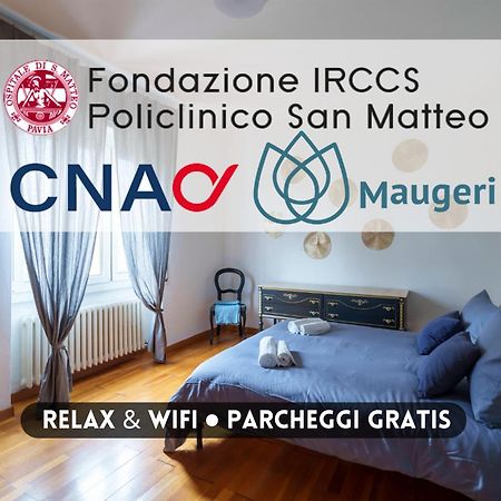 Ospedali E Universita - Policlinico San Matteo A 300M - Parcheggio Gratis Pavia Exteriör bild